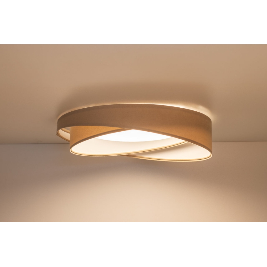LED stropna svetilka GALAXY MODERN LED/24W/230V, premer 55 cm, bež/bela