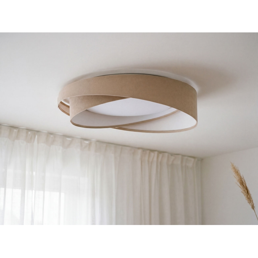 LED stropna svetilka GALAXY MODERN LED/24W/230V, premer 55 cm, bež/bela
