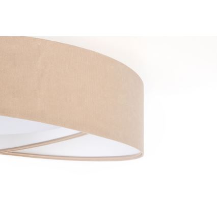 LED stropna svetilka GALAXY MODERN LED/24W/230V, premer 55 cm, bež/bela