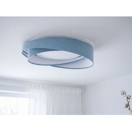 LED stropna svetilka GALAXY MODERN LED/24W/230V, premer 55 cm, modra