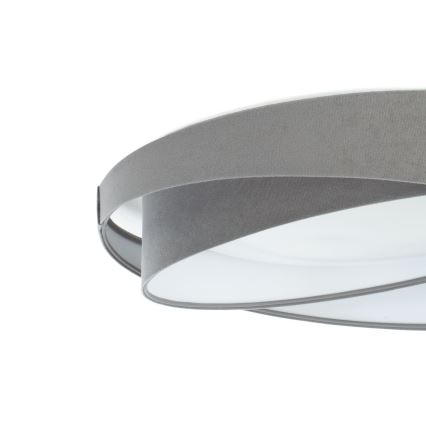 LED stropna svetilka GALAXY MODERN LED/24W/230V Ø 55 cm siva/bela