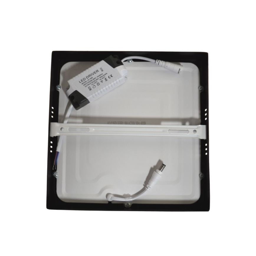LED Stropna svetilka GERRY LED/18W/230V 4000K črna