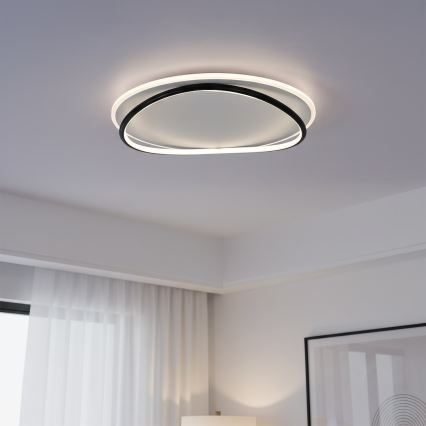 LED stropna svetilka HALO LED/38W/230V premer 50 cm črna