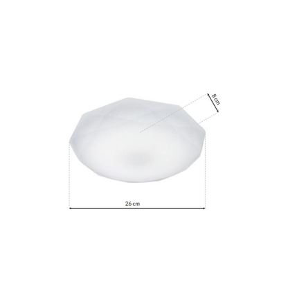 LED Stropna svetilka HEX LED/12W/230V