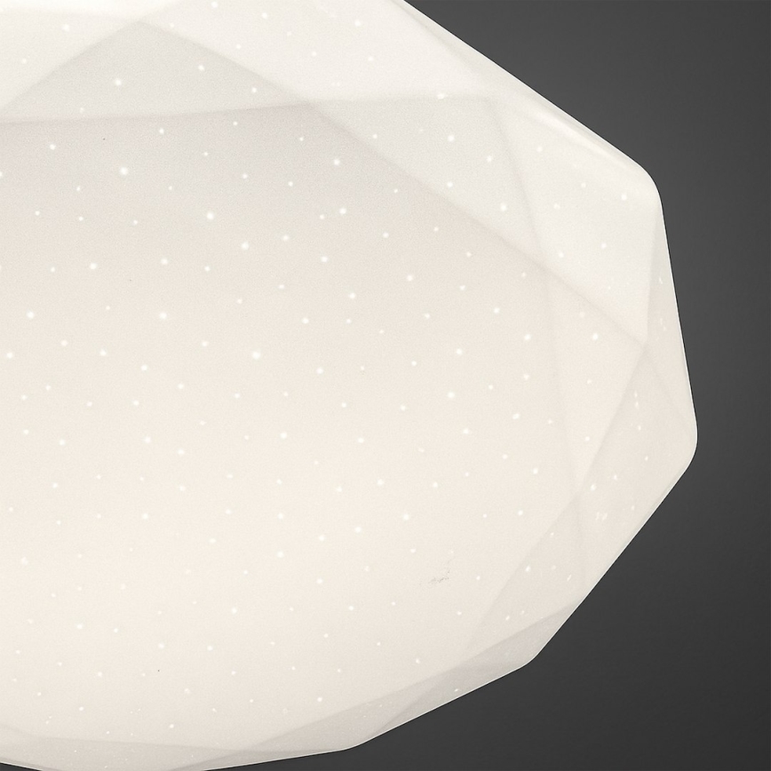 Zatemnjivo LED stropno svetilo HEX LED/72W/230V 3000-6000K premer 50 cm belo + daljinski upravljalnik