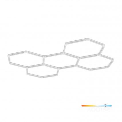 LED stropna svetilka HEXLINE LED/216W/230V 6500K 208x300 cm bela