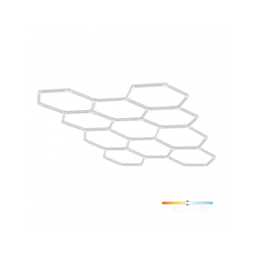 LED stropna svetilka HEXLINE LED/513W/230V 4000K 300x516 cm bela