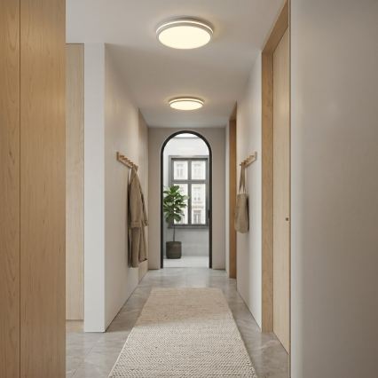 LED stropna svetilka HUGO LED/12/18/24W/230V 3000/4000/6500K premer 30 cm IP54 bela