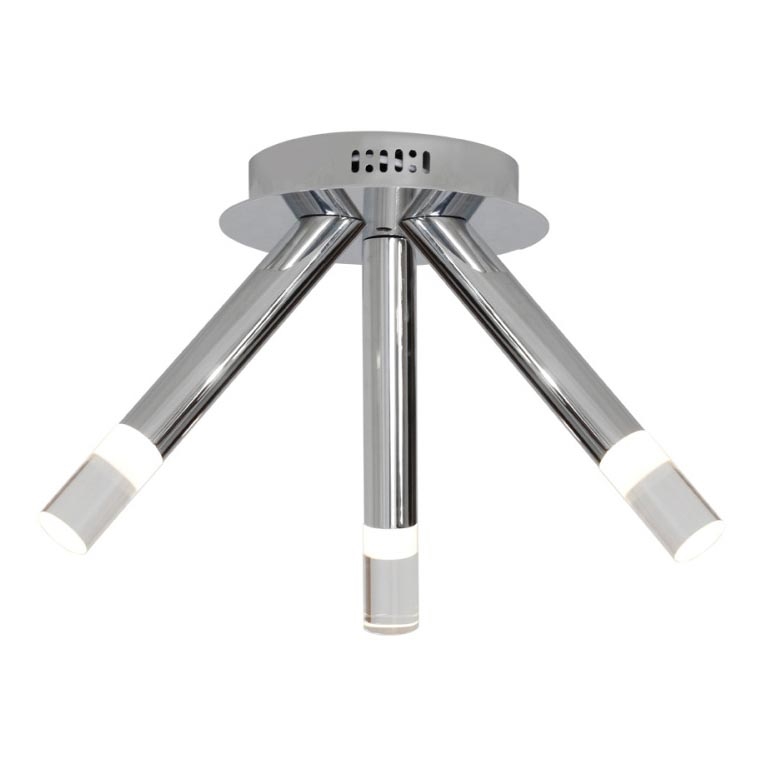 LED Stropna svetilka ICE 3xLED/5W/230V sijajni krom