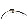 LED Stropna svetilka INFINITY LED/21W/230V črna