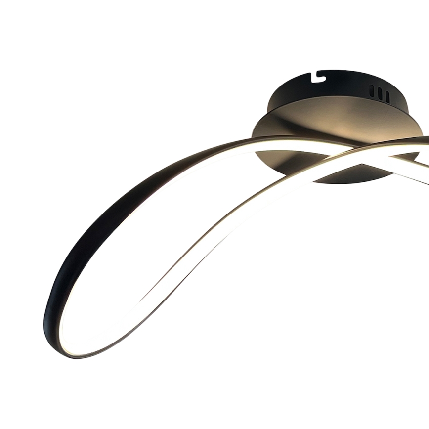 LED Stropna svetilka INFINITY LED/21W/230V črna