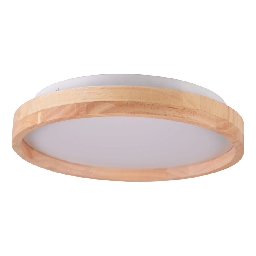 LED Stropna svetilka JANUSZ LED/12W/230V pr. 27 cm IP44 hrast