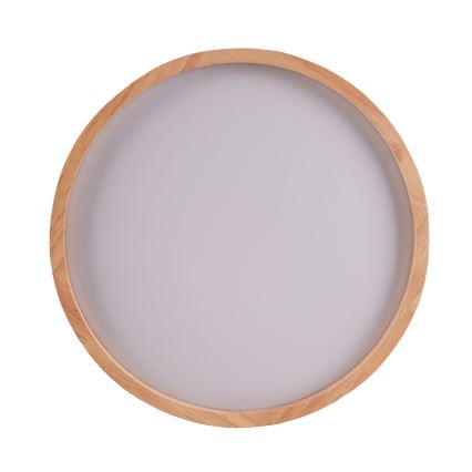 LED Stropna svetilka JANUSZ LED/12W/230V pr. 27 cm IP44 hrast