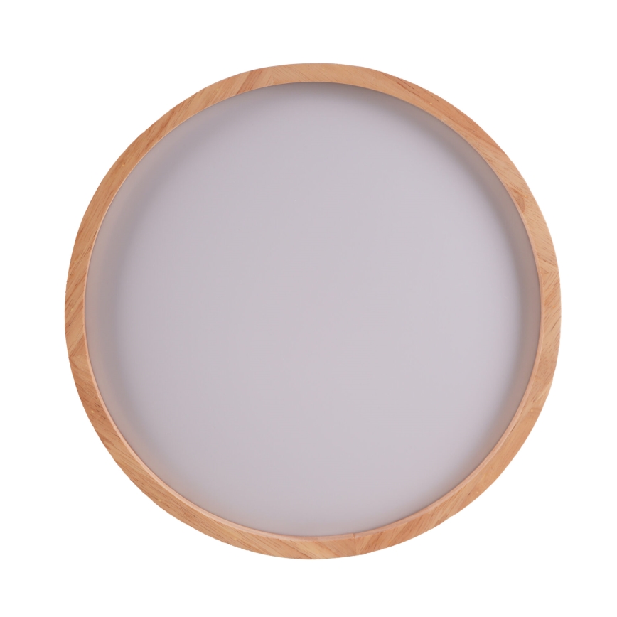 LED Stropna svetilka JANUSZ LED/12W/230V pr. 27 cm IP44 hrast