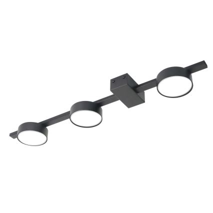 LED Stropna svetilka JOY 3xGX53/6W/230V črna