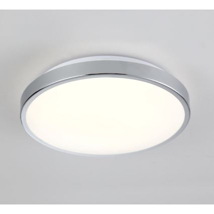 LED Stropna svetilka KERN LED/15W/230V pr. 30 cm sijajni krom