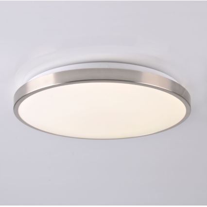 LED Stropna svetilka KERN LED/24W/230V nikelj