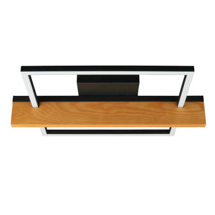 LED stropna svetilka LARYSA LED/11,5W/230V 35x45 cm borovica