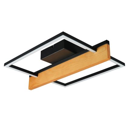 LED stropna svetilka LARYSA LED/11,5W/230V 35x45 cm borovica