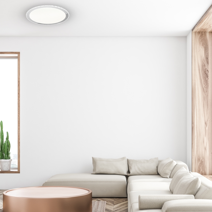 LED stropna svetilka LAYLA z možnostjo zatemnitve in daljinskim upravljalnikom LED/66W/230V