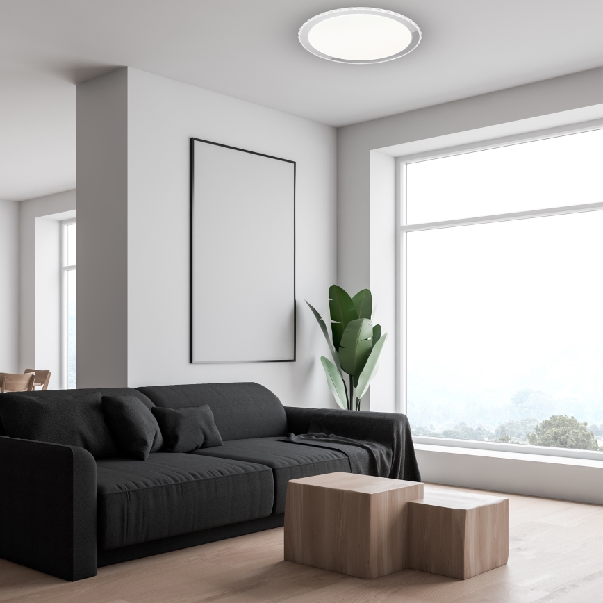 LED stropna svetilka LAYLA z možnostjo zatemnitve in daljinskim upravljalnikom LED/66W/230V