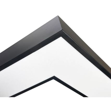 LED stropna svetilka LED/100W/230V 3000/4000/6500K 80x80 cm črna