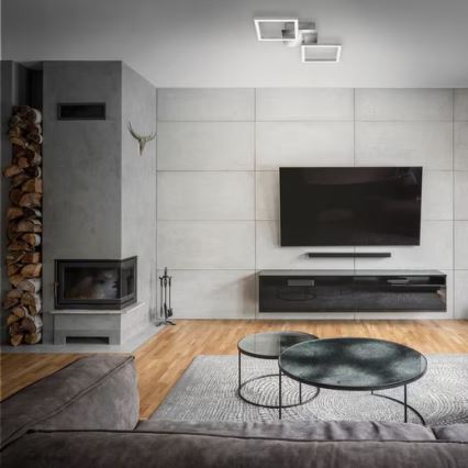 LED stropna svetilka LED/10W/230V 3000K matni krom