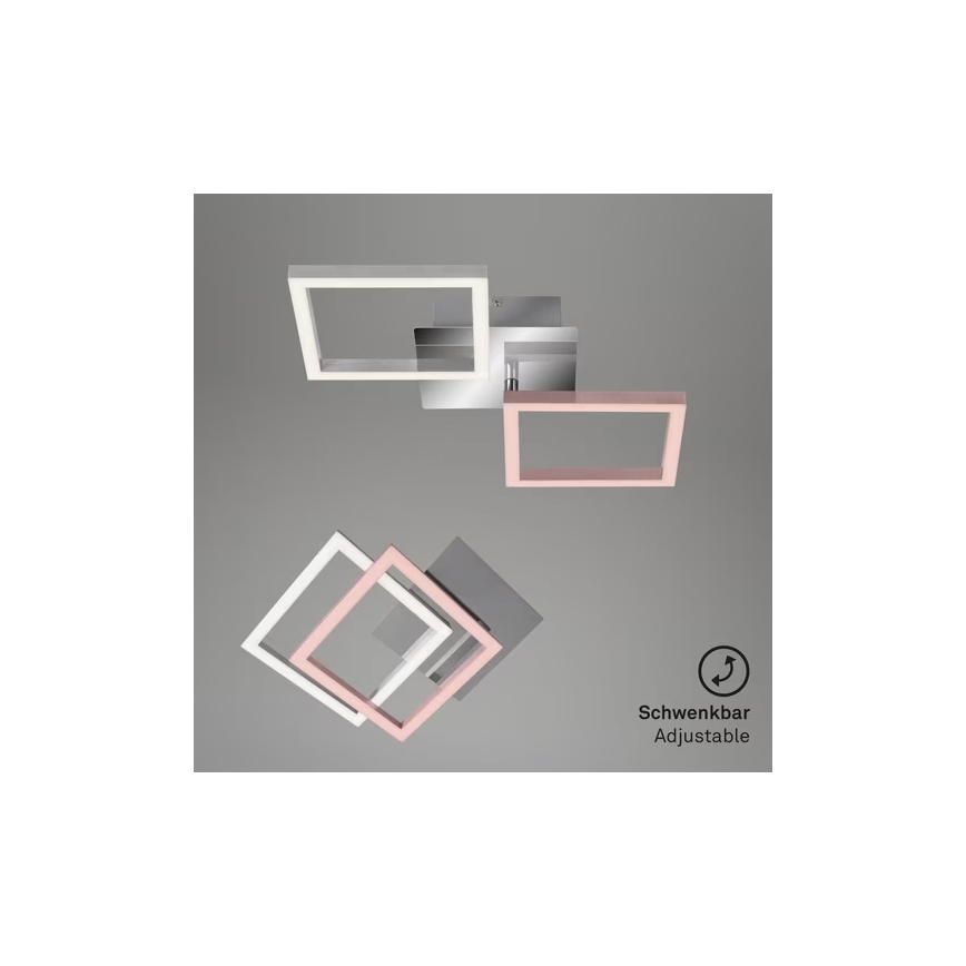 LED stropna svetilka LED/10W/230V 3000K matni krom