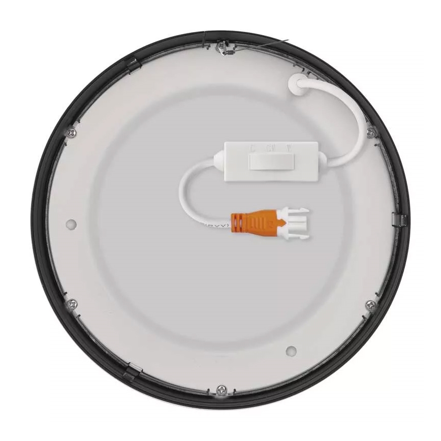 LED Stropna svetilka NEXXO LED/12,5W/230V 3000/3500/4000K pr. 17 cm črna