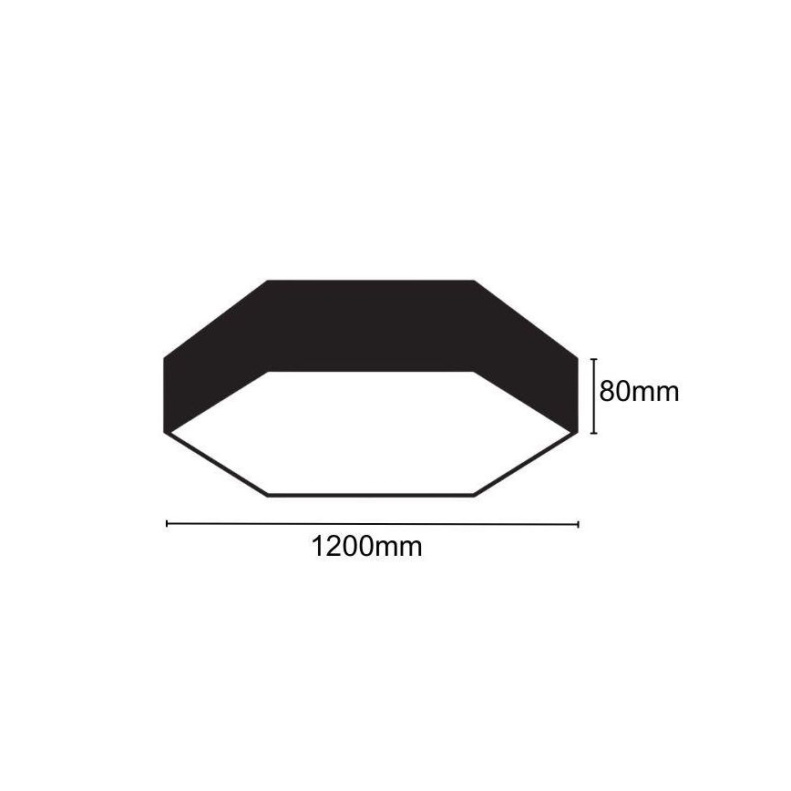 LED Stropna svetilka LED/120W/230V 4000K pr. 120 cm