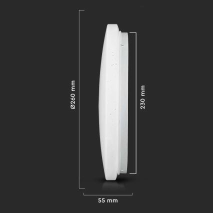 LED Stropna svetilka LED/12W/230V 26cm 3000K/4000K/6400K