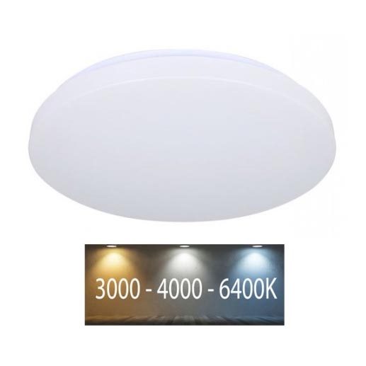 LED Stropna svetilka LED/12W/230V 26cm 3000K/4000K/6400K