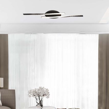 LED Stropna svetilka LED/12W/230V 3000K črna