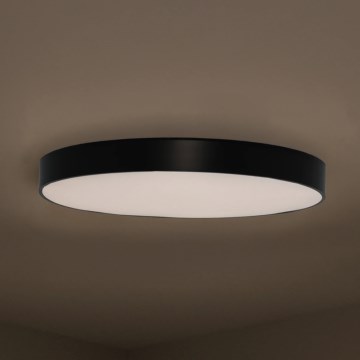 LED stropna svetilka LED/135W/230V 3000/4000/6500K, premer 80 cm, črna