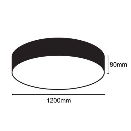 LED Stropna svetilka LED/150W/230V 4000K pr. 120 cm