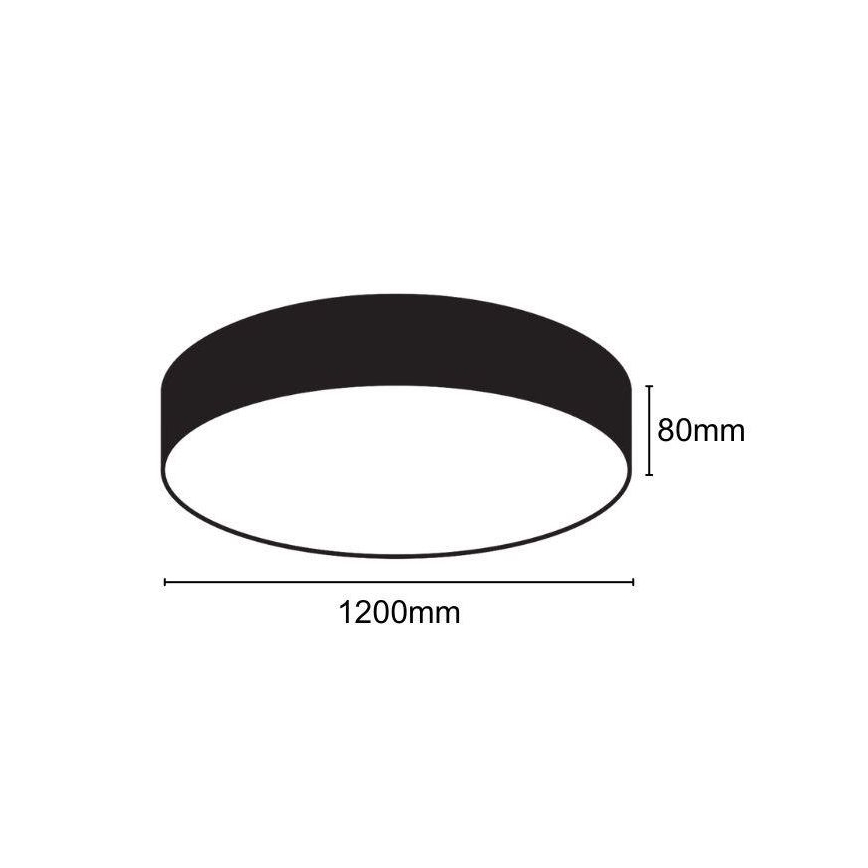 LED Stropna svetilka LED/150W/230V 4000K pr. 120 cm