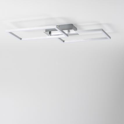LED stropna svetilka LED/17W/230V mat krom