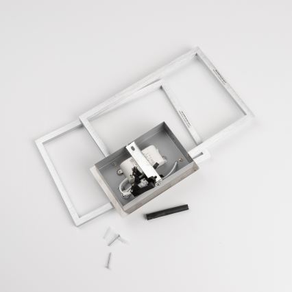 LED stropna svetilka LED/17W/230V mat krom