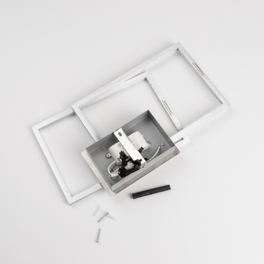 LED stropna svetilka LED/17W/230V mat krom
