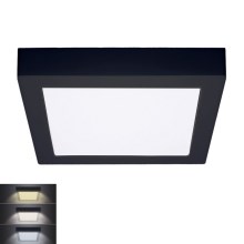 LED Stropna svetilka LED/18W/230V 3000/4000/6000K črna kotna