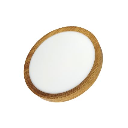 LED stropna svetilka LED/18W/230V 3000/4000/6500K, premer 23 cm, bež