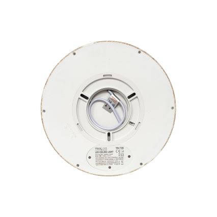 LED stropna svetilka LED/18W/230V 3000/4000/6500K, premer 23 cm, bež