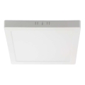 LED Stropna svetilka LED/18W/230V 3000K 21,4x21,4 cm bela