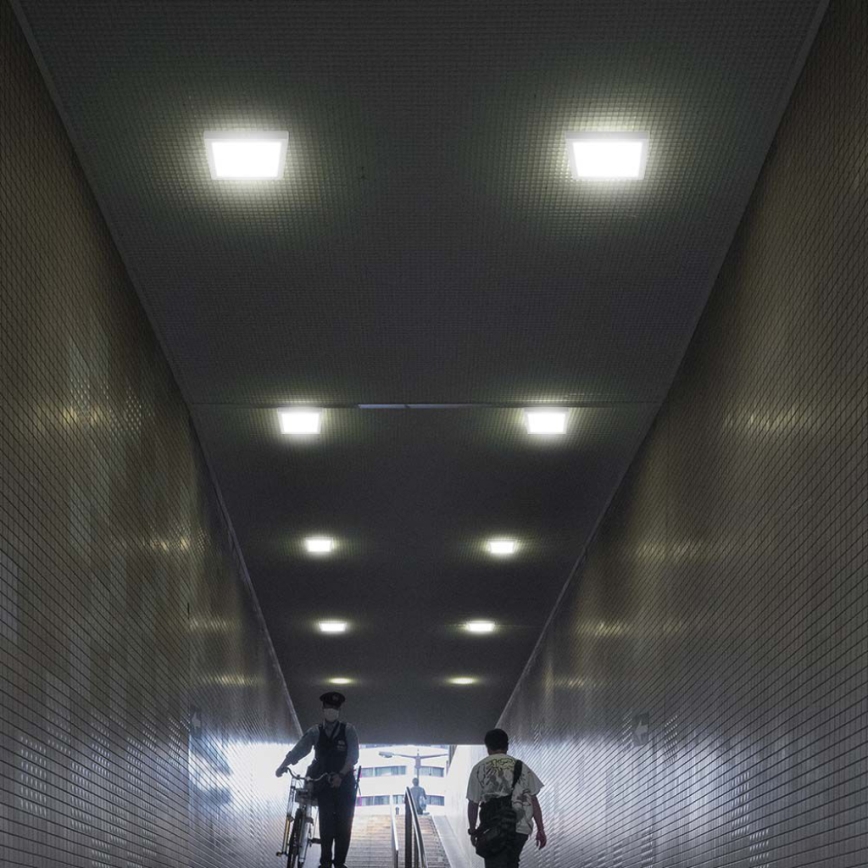 LED Stropna svetilka LED/18W/230V 3000K 21,4x21,4 cm bela