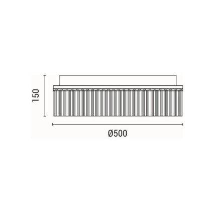 LED Stropna svetilka LED/18W/230V 3000K