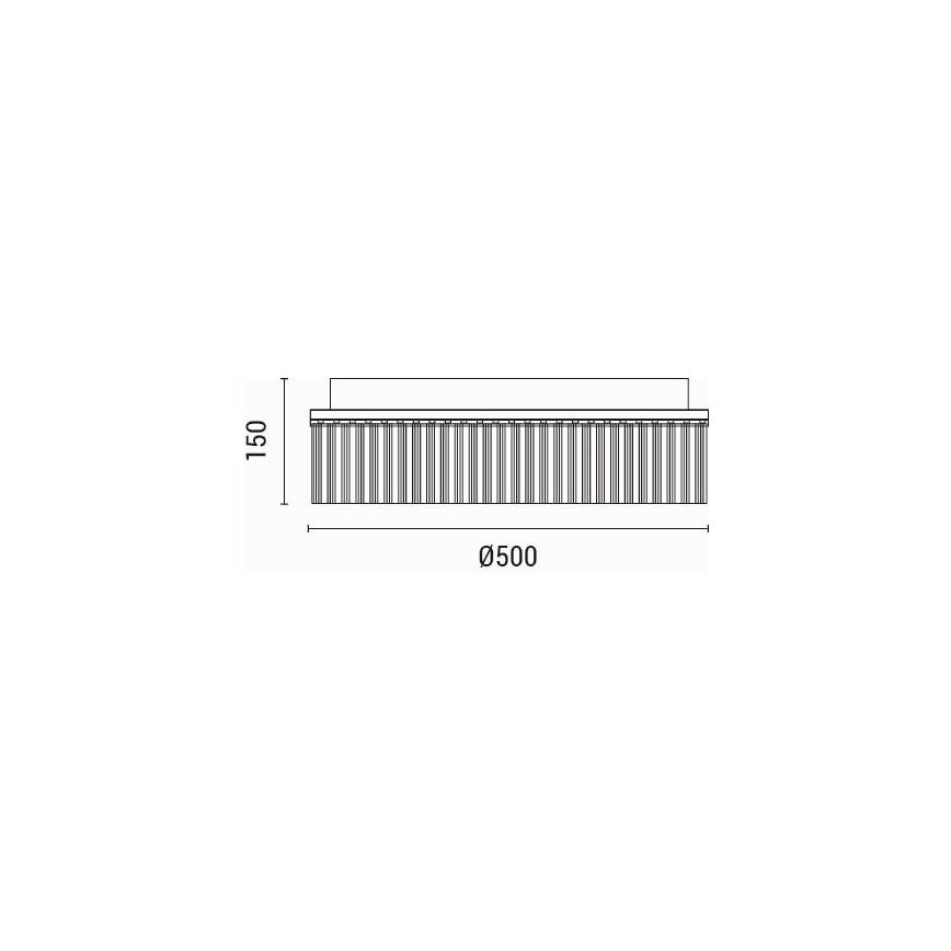 LED Stropna svetilka LED/18W/230V 3000K