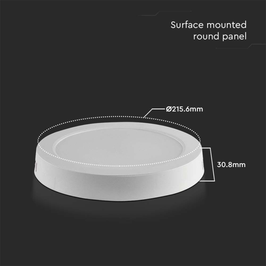 LED Stropna svetilka LED/18W/230V 3000K bela