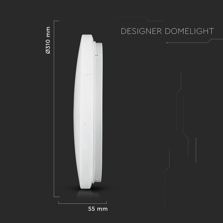 LED Stropna svetilka LED/18W/230V 31cm 3000K/4000K/6400K