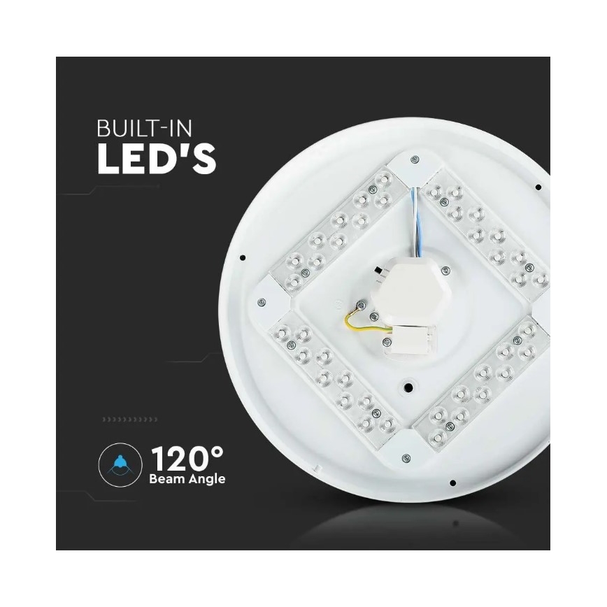 LED Stropna svetilka LED/18W/230V pr. 31 cm 3000/4000/6400K