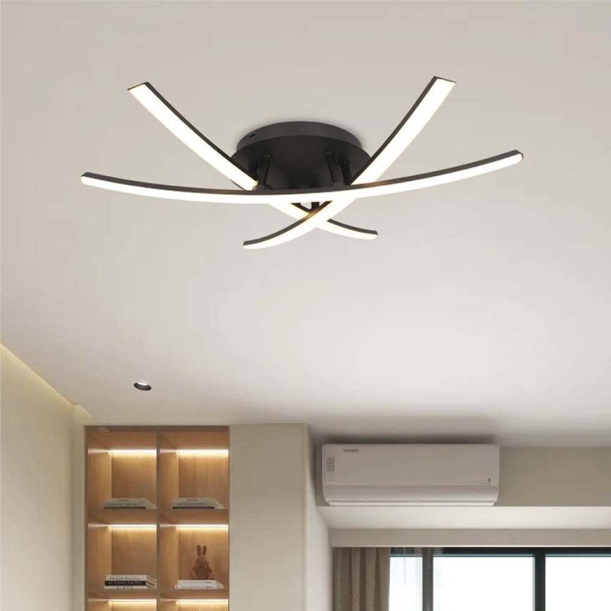 LED Stropna svetilka LED/20W/230V 3000K črna